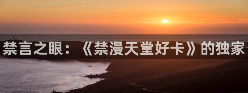 omofun动漫免费观看：禁言之眼：《禁漫天堂好卡》的独家